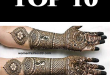 Top 10 Bridal Mehndi Designs 2015